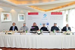 العجيل والفليج وصرخوه خلال المؤتمر الصحافي	 متين غوزال﻿