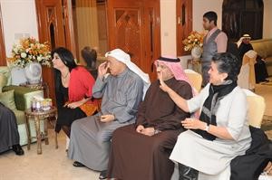 صفاء الهاشم ونبيل الفضل ومنى العياف