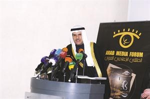 الشيخ سلمان الحمود ملقيا كلمته﻿