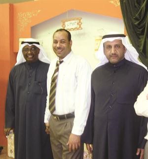 سامي الخرافي وخالد العنزي ومحمد معتوق