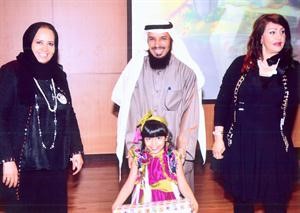 العنجري وجعفر والصقعبي خلال تكريم احدى البراعم