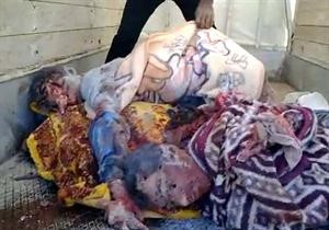 صورة لضحايا مجزرة تل رفعت في حلب 