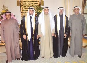 جاسم يعقوب وصلاح العسعوسي وناصر السعدي يباركون
