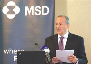 د نضال فاخوري العضو المنتدب الاقليمي لمنطقة الشرق الاوسط بشركة MSD
