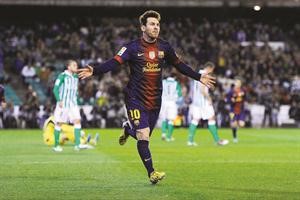 نجم برشلونة ليونيل ميسي يفوز بجائزة صحيفة البايس كافضل لاعب في اوروبا 