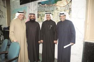 ماحمد الصبيح مع فرز المطيري ومانع العجمي وممحمد الهدية فريال حماد
