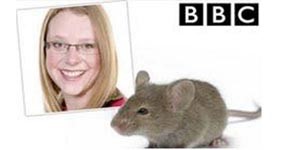 بالفيديو.. مذيعة النشرة الجوية بإذاعة «BBC» تصطدم بفأر على الهواء !