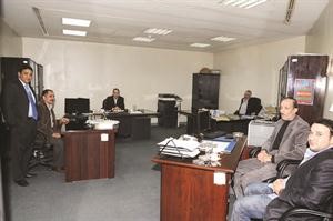 موظفو السكنية داوموا بعد عطلة راس السنة 	قاسم باشا﻿