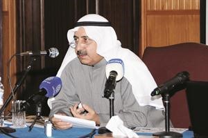 مدير المهرجان سهل العجمي في المؤتمر الصحافي