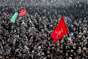 ابرانيون يلطمون في ذكرى اربعينية الامام الحسين 	اپ﻿