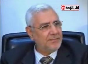 بالفيديو.. أبوالفتوح يبكي أمام العادلي حزناً على سجن الشاطر