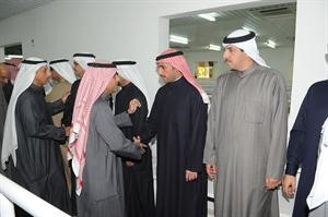 مرزوق الخرافي ومرزوق الغانم يتلقيان العزاء﻿