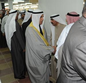 احمد السعدون يقدم واجب العزاء﻿