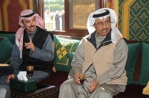 الراشد والمبارك خلال اللقاء