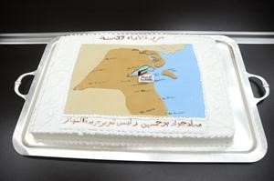 كيكة في عيد الانباء 37 من الزميل عماد جواد بوخمسين واسرة الزميلة النهار	سالم الشمري﻿