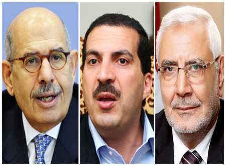 دعبدالمنعم ابوالفتوح ودمحمد البرادعي ودعمرو خالد