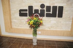 زهور جميلة من النائبة صفاء الهاشم في عيد الانباء 	سالم الشمري﻿