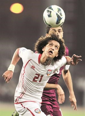 عمر عبدالرحمن من نجوم المنتخب الاماراتي