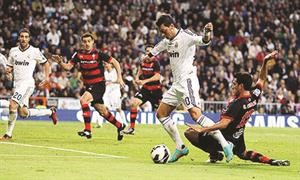 نجم ريال مدريد مسعود اوزيل شارك في مباراة الذهاب امام سلتا فيغو افپ