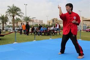 جانب من الاستعراض القتالي لماستر الوونج تشونج

