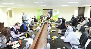جانب من المؤتمر الصحافي﻿