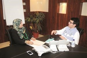 الزيدي متحدثا الى الانباء
