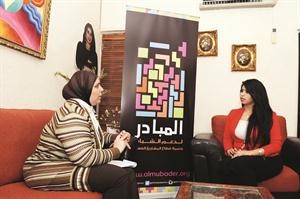 ابرار المسعود متحدثة للزميلة رندى مرعي﻿