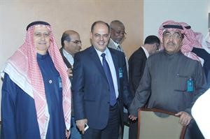 مؤيد اللامي مع الزميلين احمد بهبهاني وعدنان الراشد﻿