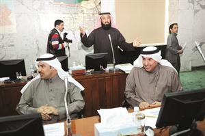 ممحمد الهدية وجسار الجسار خلال الجلسة
