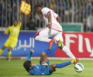 المهاجم الاماراتي احمد خليل حظي باشادة واسعة في بلده افپ
