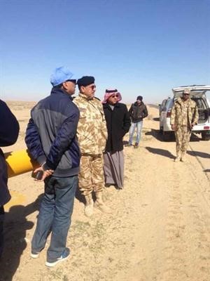 اللواء الشيخ محمد اليوسف خلال تفقده اعمال الصيانة﻿