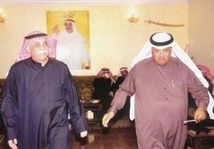 العميد عدنان الباقر حضر اللقاء في ديوان المقلد