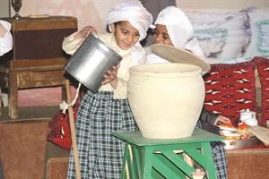 احدى فقرات الورشة
