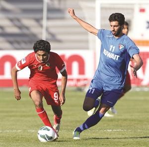 فهد الانصاري يسعى لايقاف فيصل هديب الازرق كوم