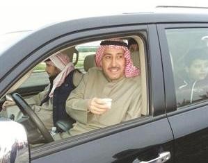 الشيخ فيصل الحمود لدى قدومه ﻿