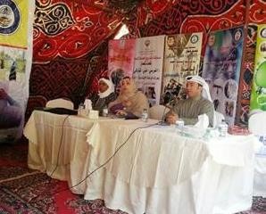 دخالد العنزي خلال اللقاء﻿