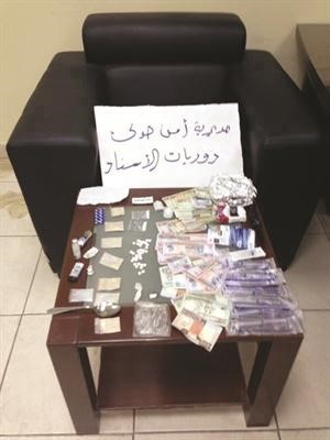 جانب من المضبوطات﻿
