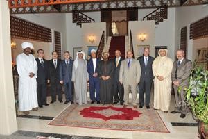 السفير دبسام النعماني وسفراء قطر وفلسطين وتونس ومصر وعمان والصومال والامارات والعراق والسودان والمغربمتين غوزال
