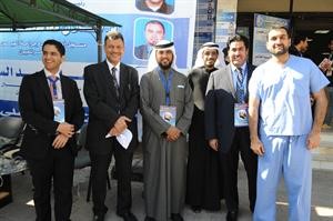 دحسين القويعان ودحسين العنزي ودمرزوق العازمي وعدد من الاطباء
