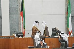 سمو الشيخ جابر المبارك محييا علي الراشد﻿