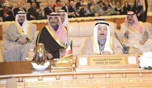 صاحب السمو الامير الشيخ صباح الاحمد خلال الجلسة الختامية للقمة﻿
