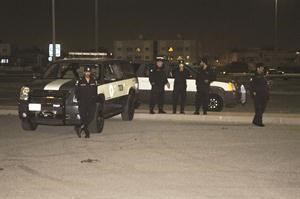 وجود كثيف لرجال الشرطة ﻿