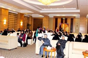 العضوان عبدالله الحداد ويوسف الرشيدي يتقدمان الحضور