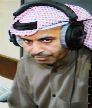 طارق العلي اثناء الاستضافة﻿