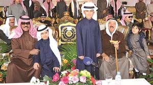 صاحب السمو الامير وسمو ولي العهد خلال اللقاء