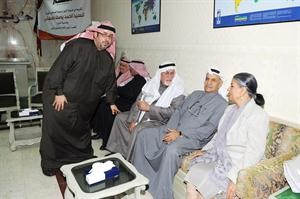 الزميل وليد النصف وفاطمة حسين ويوسف كمال وجاسم كمال