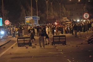 اجهزة الداخلية تحلت بضبط النفس خلال تعاملها مع مسيرة الصباحية