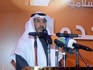 دناجي المطيري يلقي كلمته 	هاني عبدالله﻿