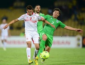 مهاجم تونس يوسف المساكني يسعى الى قيادة منتخب بلاده للفوز على ساحل العاج ا،فپ