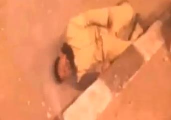 بالفيديو.. لحظة إطلاق النار على مجند أمن مركزي فى السويس مباشرة على الهواء 